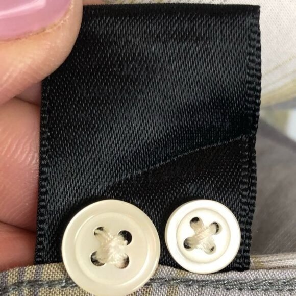 John Varvatos Modern Plaid Button-Down Shirt Cotton Long Sleeve Classic Size M - Picture 6 of 9